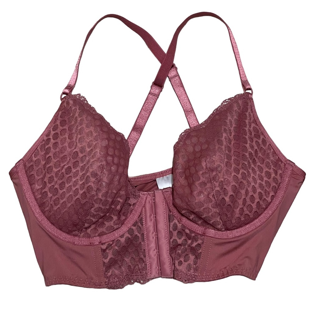 Lingerie Longline Pushup Bustier Bra